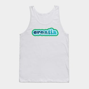 Croatia Retro Tank Top